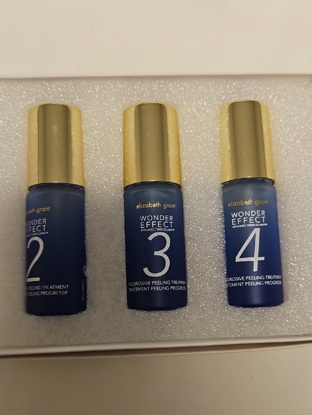 Elizabeth Grant Wonder Effect Progressive Peeling Treatment Set - Used 2 3 And 4